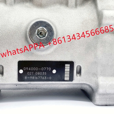 6WG1 6WG1-TC common rail pump 094000-0770 8-98167763-0 diesel fuel injection pump 094000-0770 for ISUZU ZX450LC