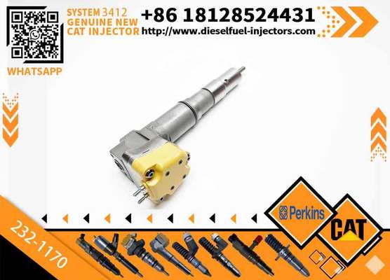 Construction Machinery Parts 198-6877 204-2467 232-1170 232-1175 Excavator Injector 3412E Engine Diesel Fuel Injector 174-7527