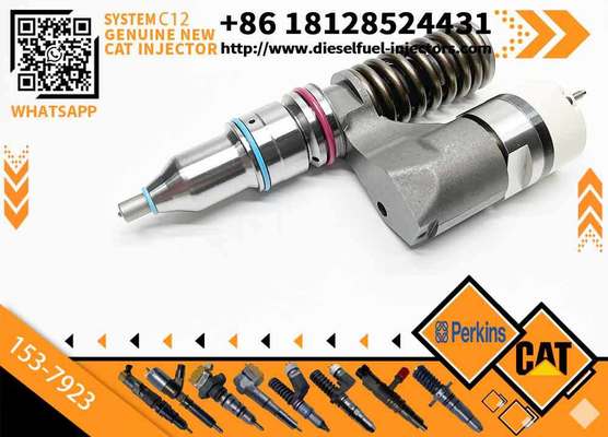 Quality - Tested Fuel Injector 153-7923 0R-9595 CAT C12 1537923 0R9595 Common Rail Injector for Caterpillar 3176B Excavator